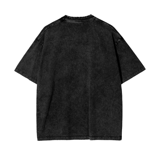 Acid Wash Oversize T-Shirt - Parabellum