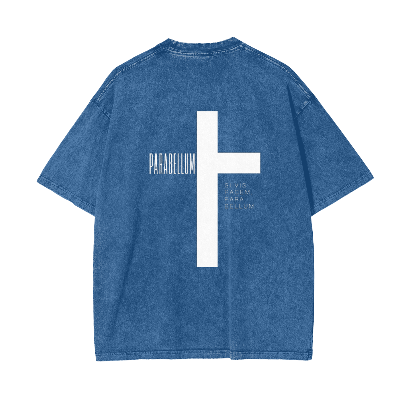 Cross : Acid Wash Oversize T-Shirt - 250 GSM