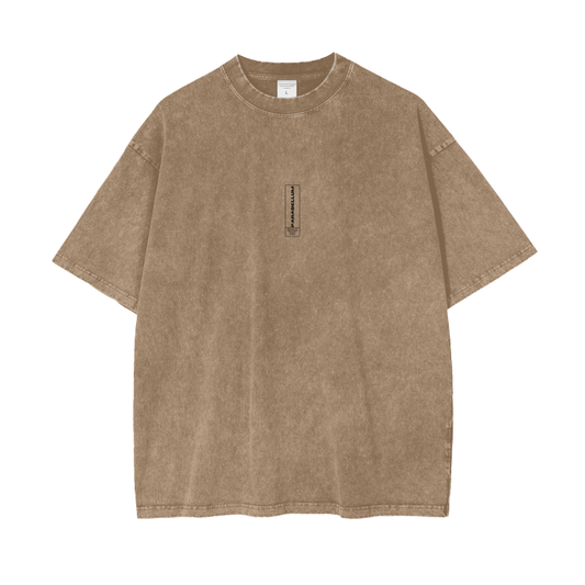 Acid Wash Oversize T-Shirt - Roman Mythology
