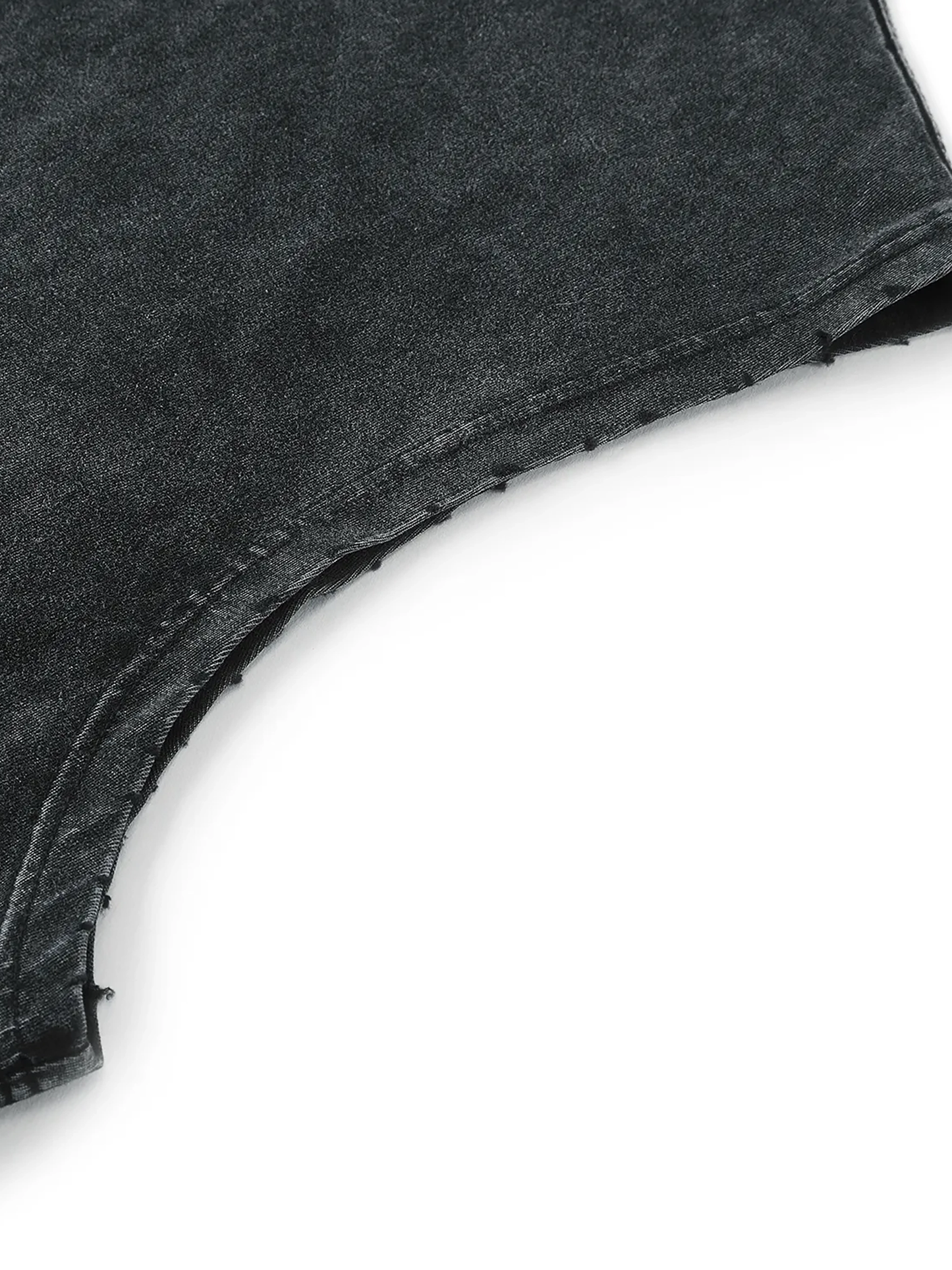 Parabellum : Snow Washed Frayed Hem Tank Top