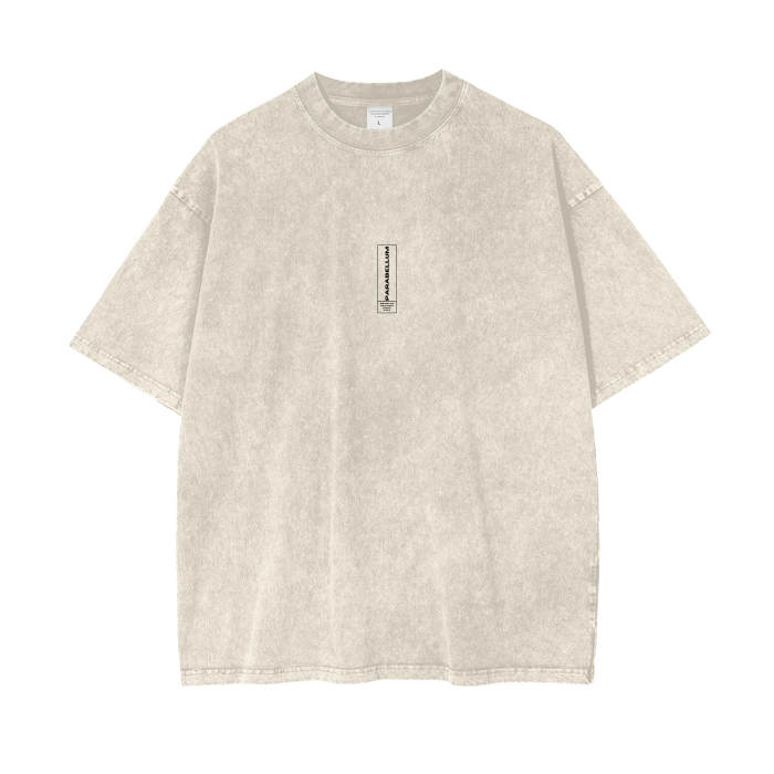 Acid Wash Oversize T-Shirt - Roman Mythology