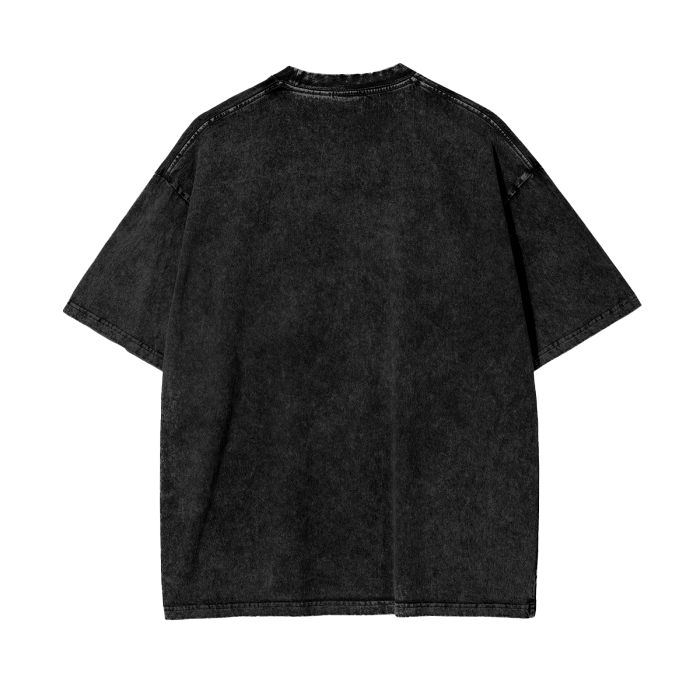 Acid Wash Oversize T-Shirt - Parabellum