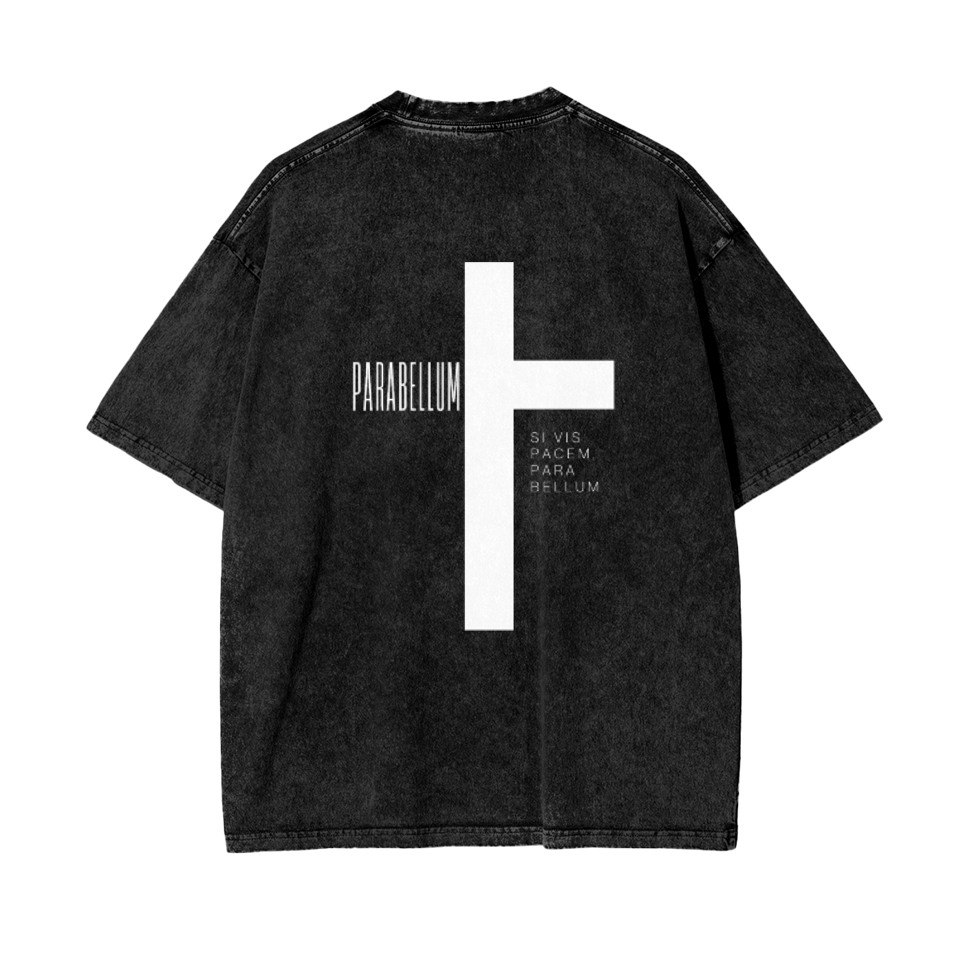 Cross : Acid Wash Oversize T-Shirt - 250 GSM