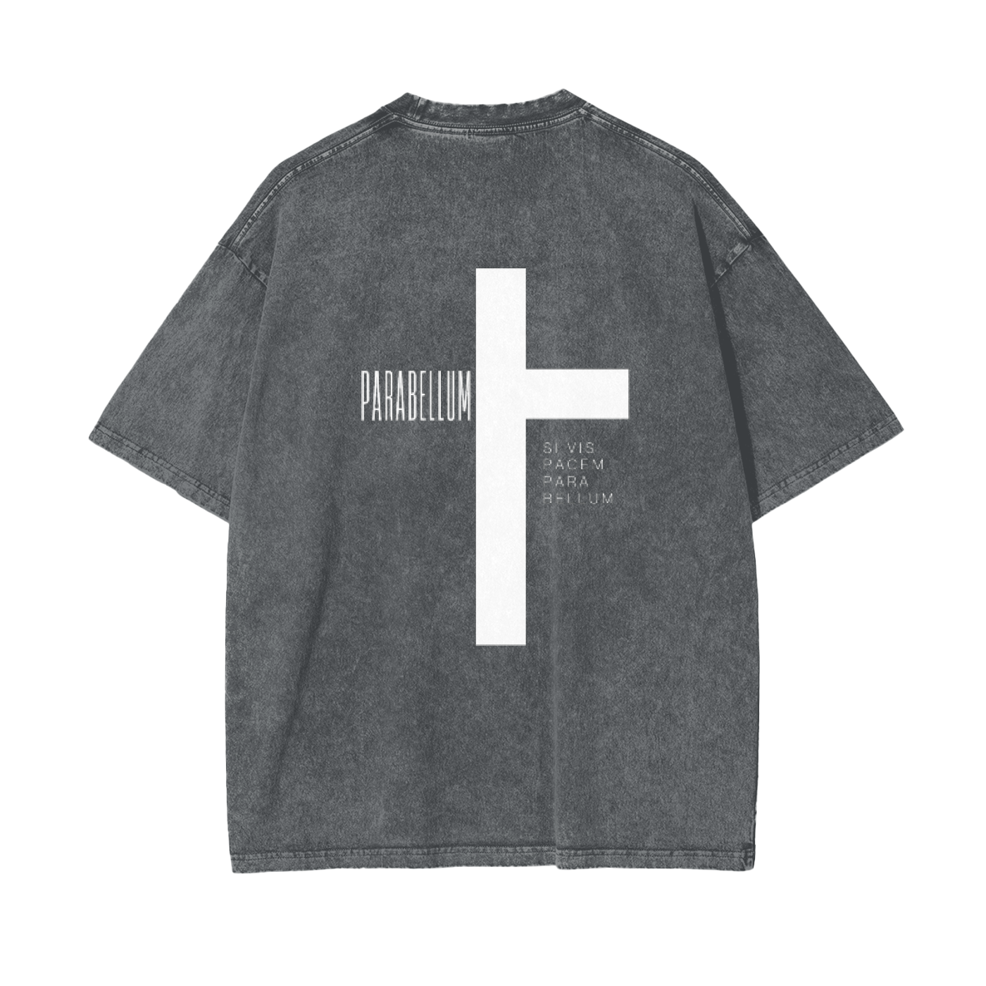 Cross : Acid Wash Oversize T-Shirt - 250 GSM