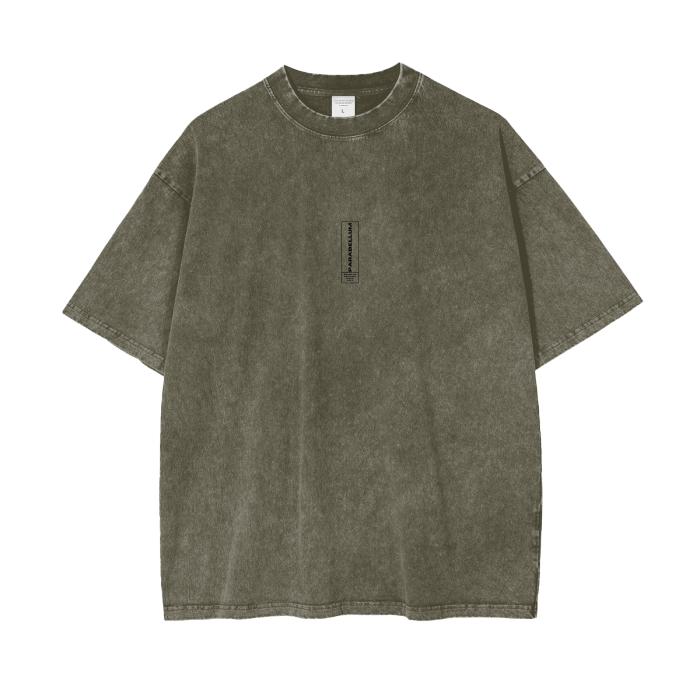 Acid Wash Oversize T-Shirt - Roman Mythology
