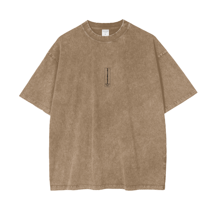 Acid Wash Oversize T-Shirt - Roman Mythology
