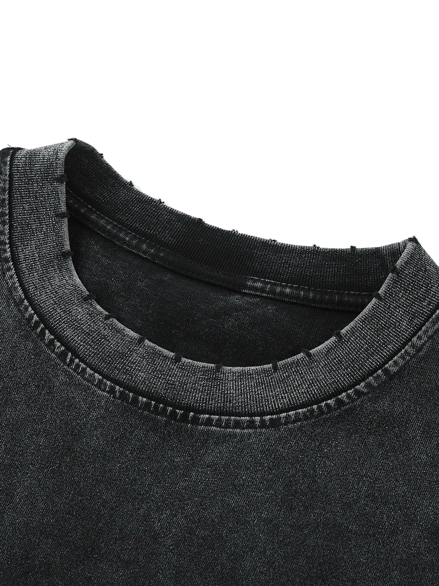 Parabellum : Snow Washed Frayed Hem Tank Top